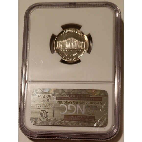 2001 S Jefferson Nickel Proof PF70 UC NGC Flag Label - Picture 2 of 2